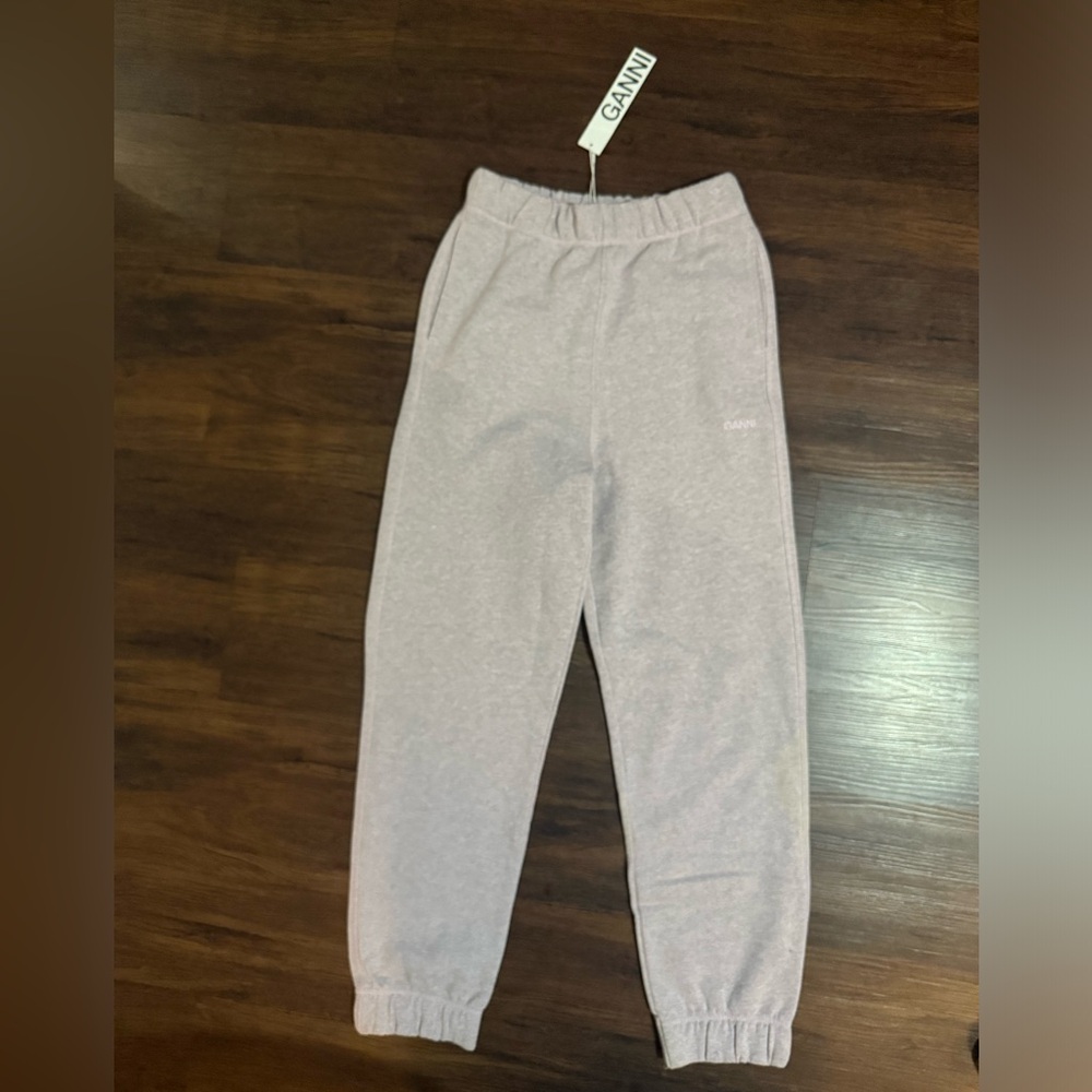 Ganni Women’s Isoli Elasticated Jogger Sweatpants Pale Lilac‎ XS